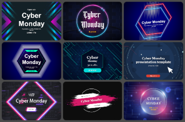 Cyber Monday Powerpoint Templates